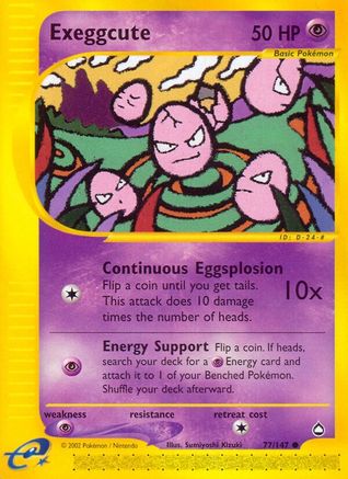 Aquapolis 077 Exeggcute (77) - Common