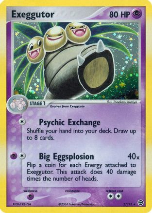 FireRed & LeafGreen Exeggutor - Reverse Holofoil - Holo Rare