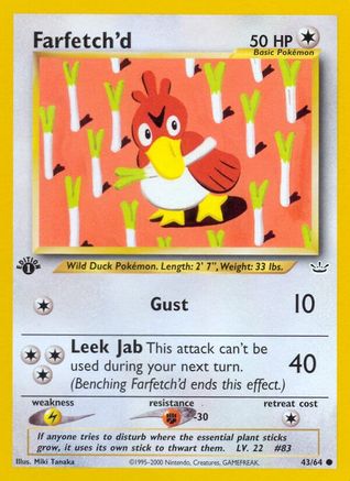 Neo Revelation 043/64 Farfetch'd - Unlimited - Common