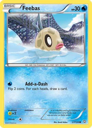 Dragons Exalted 027 Feebas - Reverse Holofoil - Common