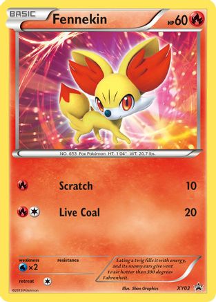 XY Promos XY02 Fennekin - Holofoil - Promo