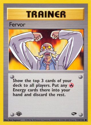 Gym Challenge 124/132 Fervor - 1st Edition - Common