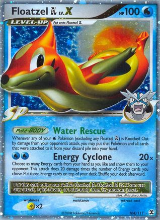 Rising Rivals Floatzel GL Lv.X - Holofoil - Ultra Rare