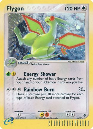 Dragon /097 Flygon - 4/97 - Reverse Holofoil - Holo Rare
