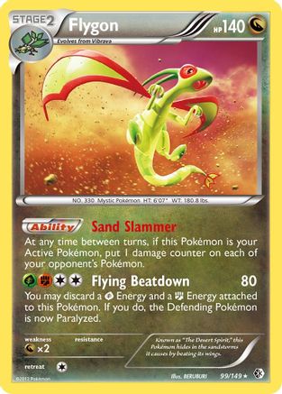 Boundaries Crossed 099 Flygon - Holofoil - Holo Rare