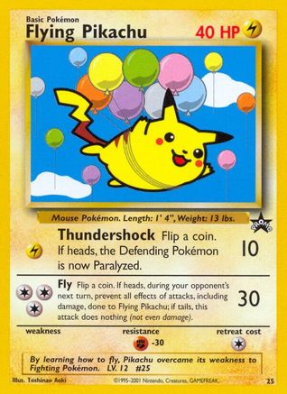 WoTC Promo 025/53 Flying Pikachu - Promo