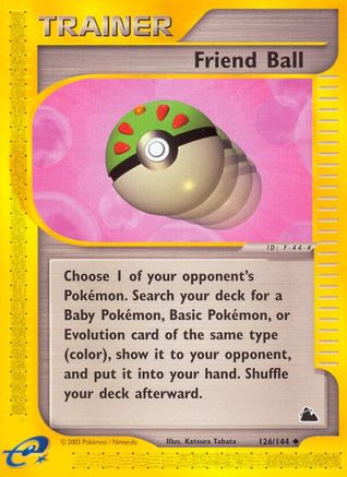 Skyridge 126 Friend Ball - Reverse Holofoil - Uncommon