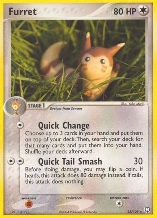 Team Rocket Returns 022 Furret - Rare