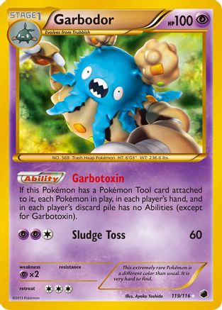 Plasma Freeze 119 Garbodor (119 Secret Rare) - Holofoil - Secret Rare