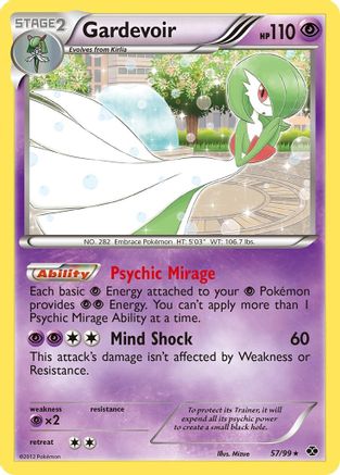 Next Destinies 057/99 Gardevoir - Holofoil - Holo Rare