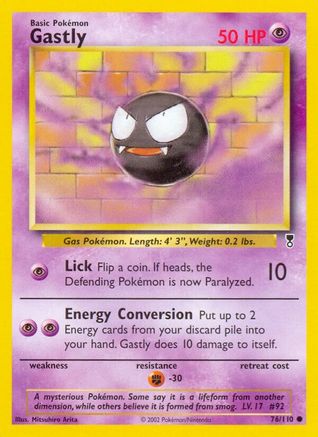 Legendary Collection 076/110 Gastly - Reverse Holofoil - Common