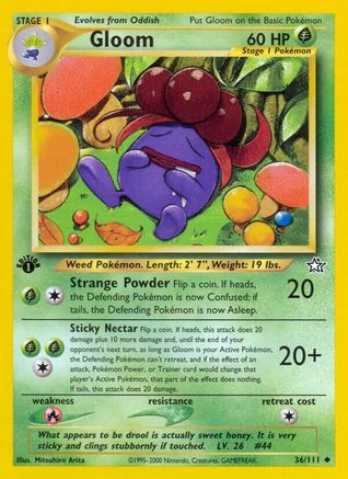 Neo Genesis 036/111 Gloom - 1st Edition - Uncommon