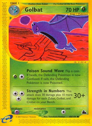 Skyridge 060 Golbat - Reverse Holofoil - Common