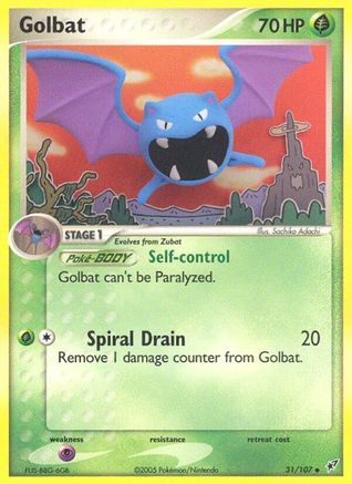 Deoxys 031 Golbat - Reverse Holofoil - Uncommon