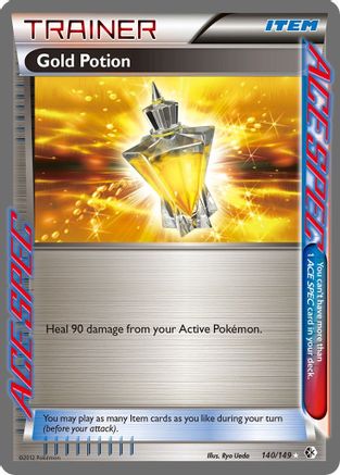 Boundaries Crossed 140 Gold Potion - Holofoil - Rare Ace