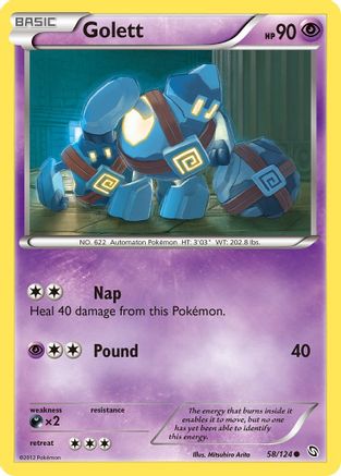 Dragons Exalted 058 Golett - Reverse Holofoil - Common