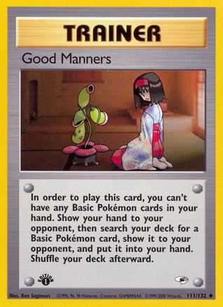 Gym Heroes 111/132 Good Manners - Unlimited - Uncommon