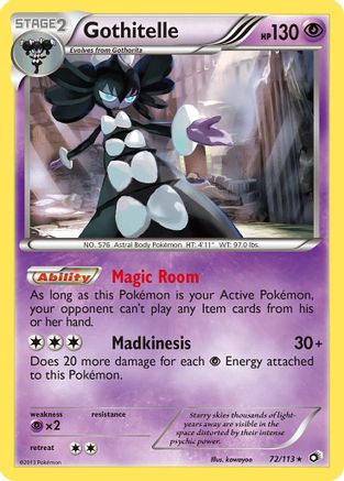 Legendary Treasures 072/113 Gothitelle - Reverse Holofoil - Holo Rare
