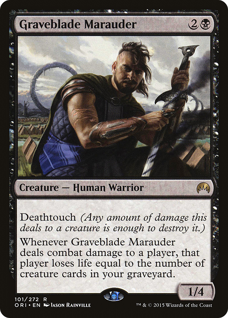 Magic Origins - (ORI-101) - Graveblade Marauder Foil