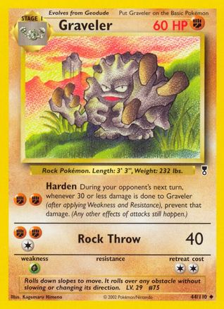 Legendary Collection 044 Graveler - Reverse Holofoil - Uncommon