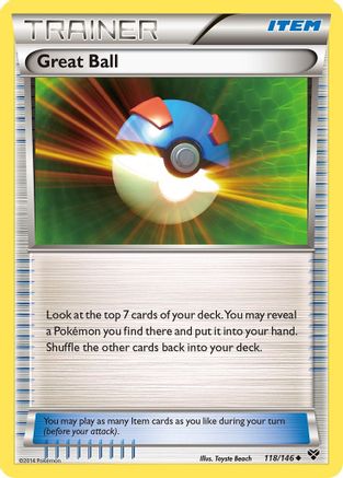 XY Base Set 118/146 Great Ball - Uncommon