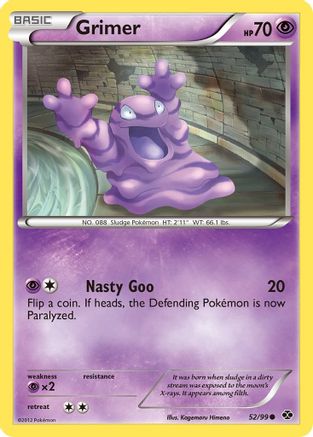 Next Destinies 052 Grimer - Reverse Holofoil - Common
