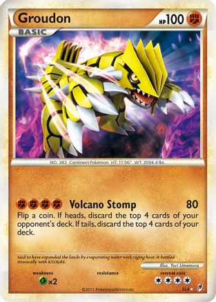 Call of Legends Groudon (Shiny) - Holofoil - Shiny Holo Rare