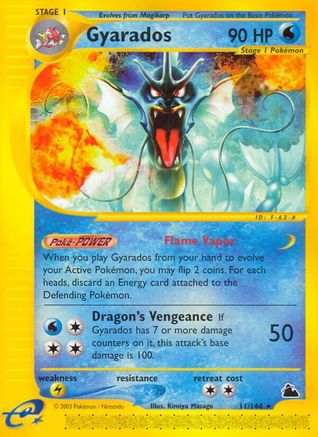 Skyridge 011 Gyarados (11) - Rare