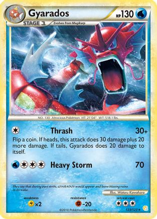 HeartGold SoulSilver 123 Gyarados (Red) - Holofoil - Holo Rare