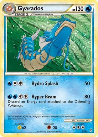 Call of Legends Gyarados - Holofoil - Holo Rare