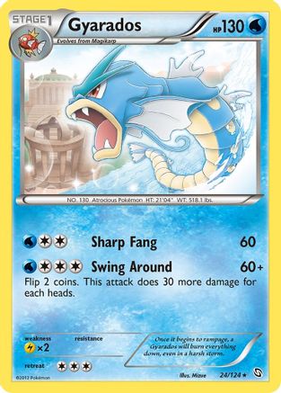 Dragons Exalted 024 Gyarados - Rare