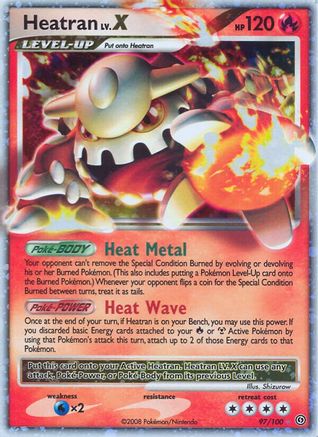 Stormfront Heatran LV.X - Holofoil - Ultra Rare