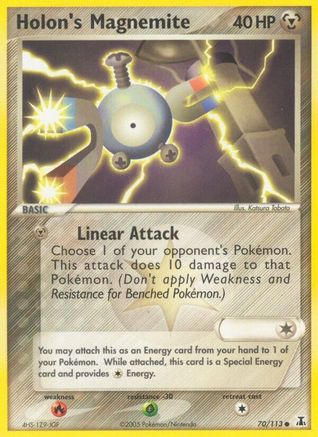 Delta Species 070/113 Holon's Magnemite - Reverse Holofoil - Common