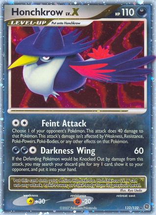 Secret Wonders Honchkrow LV.X - Holofoil - Ultra Rare