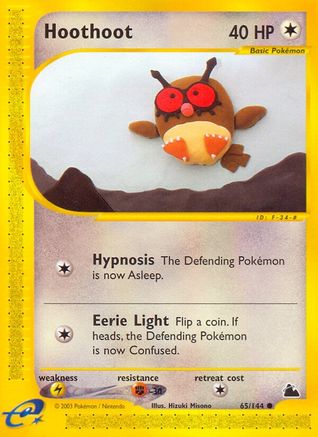 Skyridge 065 Hoothoot - Common