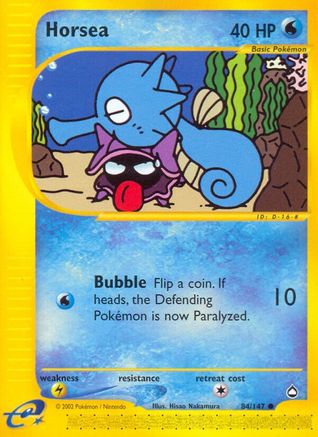 Aquapolis 084/147 Horsea (84) - Reverse Holofoil - Common