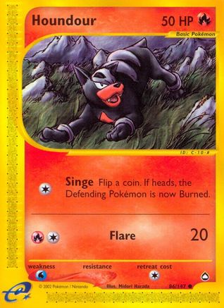 Aquapolis 086/147 Houndour (86) - Common