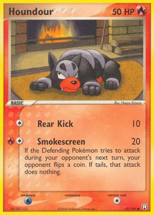 Team Rocket Returns 059/109 Houndour - Reverse Holofoil - Common