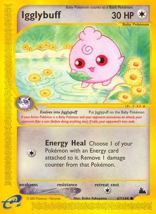 Skyridge 067 Igglybuff - Reverse Holofoil - Common