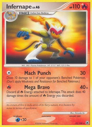 Majestic Dawn Infernape - Rare