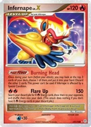 Diamond and Pearl Infernape LV.X - Holofoil - Ultra Rare