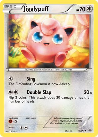 Next Destinies 078/99 Jigglypuff - Reverse Holofoil - Uncommon