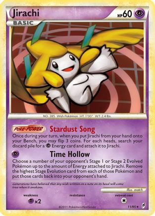 Call of Legends Jirachi - Reverse Holofoil - Holo Rare