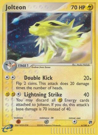 Sandstorm Jolteon - Holofoil - Holo Rare