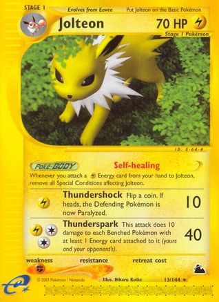 Skyridge 013 Jolteon (13) - Rare