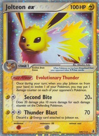 Delta Species 109 Jolteon ex - Holofoil - Ultra Rare