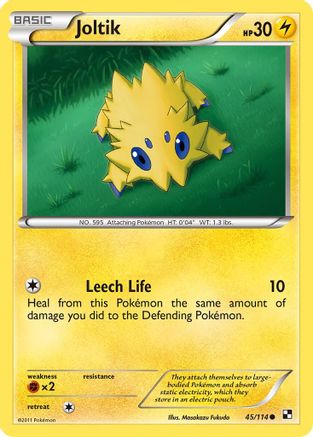 Black and White 045/114 Joltik (45) - Common