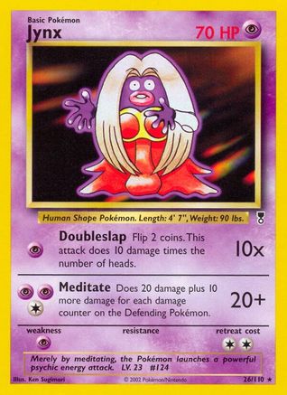 Legendary Collection 026 Jynx - Reverse Holofoil - Rare