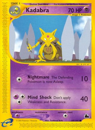 Skyridge 069 Kadabra - Reverse Holofoil - Common