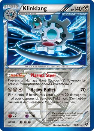 Plasma Storm 090 Klinklang (Team Plasma) - Holofoil - Holo Rare
